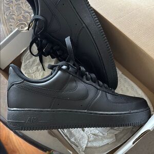 Black Nike Air Force 1 Sneakers